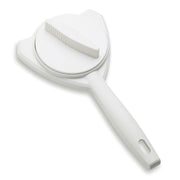 Kuhn Rikon | The Gripper Jar Opener with a long handle, circular head in a triangular frame, ridged knob for easy jar lid opening, ideal for various lid sizes.