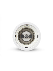 Close-up of Peugeot Paris u'Select Salt Mill, 9-inch, showcasing its twist-lock base and spring-clip bracket for precise grinding size selection, ideal for culinary precision.