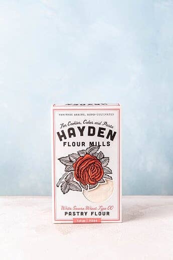 Hayden Flour Mills - Pastry Flour in a 5 lb box, perfect for cookies, cakes, and pastries, featuring Type 00 White Sonora wheat for refined baking.