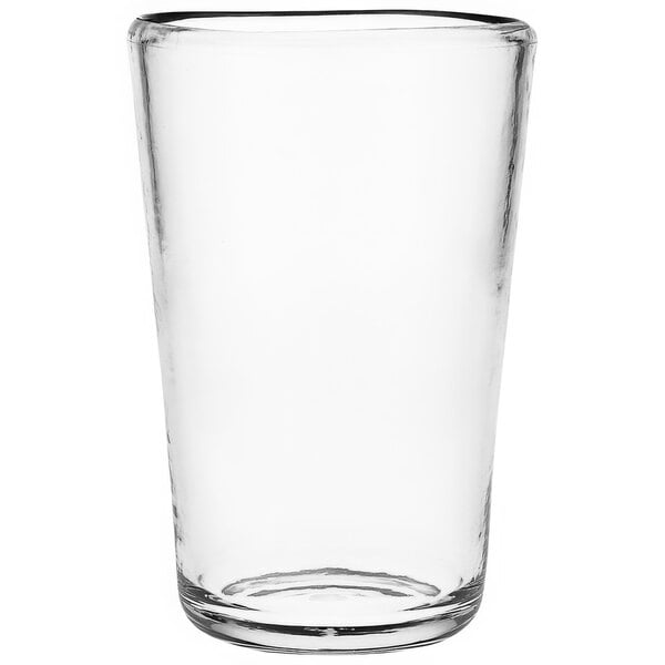 Fortessa | Veranda HiBall Clear 19oz Tumbler, an elegant clear glass with a straw, ideal for sophisticated drinkware collections at Athens Cooks kitchen store.