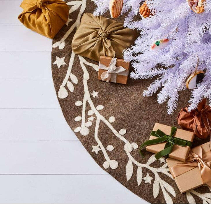 Arcadia Home | Handmade Felt Tree Skirt.