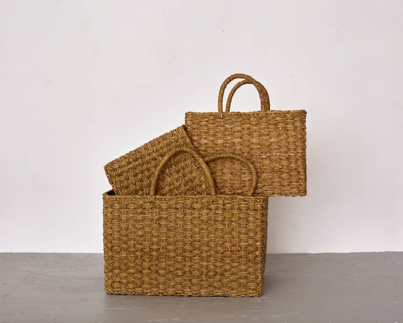 NEEPA HUT | Bidayuh Laundry Basket with Handle Natural