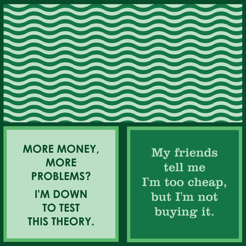 Drinks on Me | My Friends Tell Me I'm Too Cheap, Cocktail Napkin