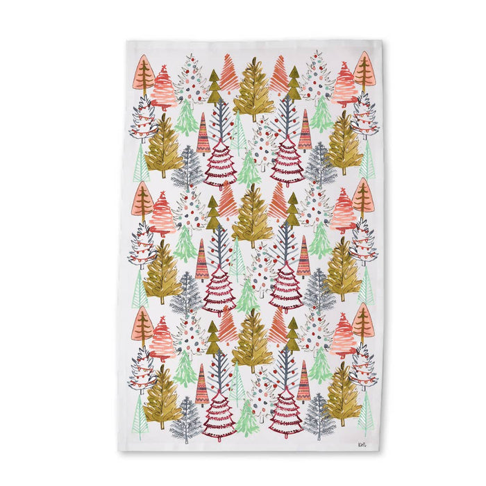 KelseyMDesigns | Colorful Christmas Trees