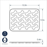 Nordic Ware | 2 Piece Puppy Love Treat Pan and Dog Treat Mix featuring a dog food tray and bones, ideal for baking homemade pet treats.