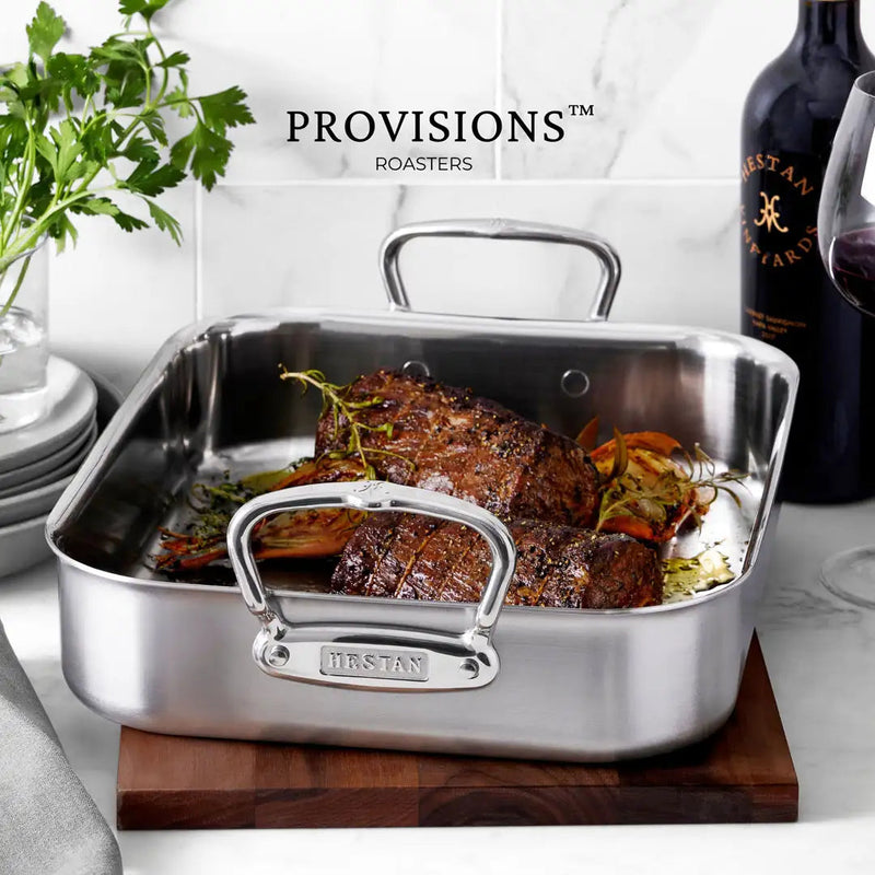 Hestan | Classic Roaster with Rack, 16.5 inches