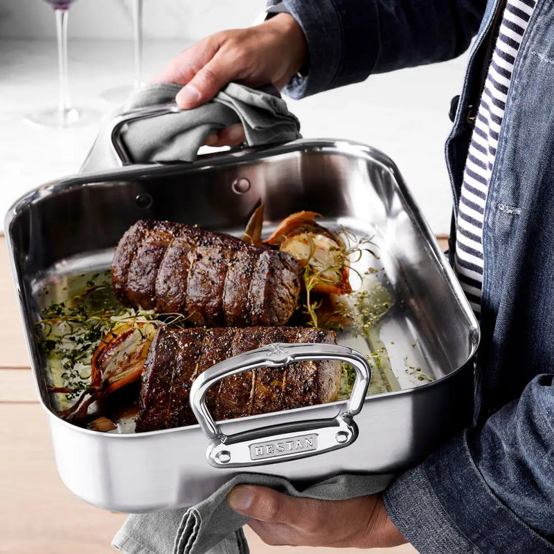 Hestan | Classic Roaster with Rack, 16.5 inches
