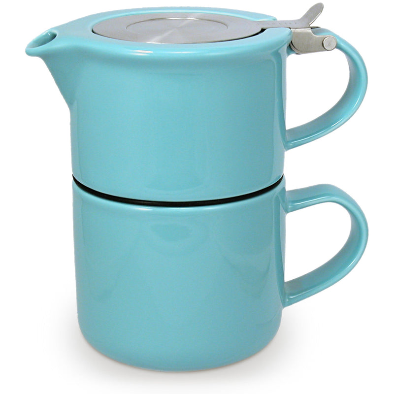 FORLIFE | Tea for One with Infuser, Turquoise