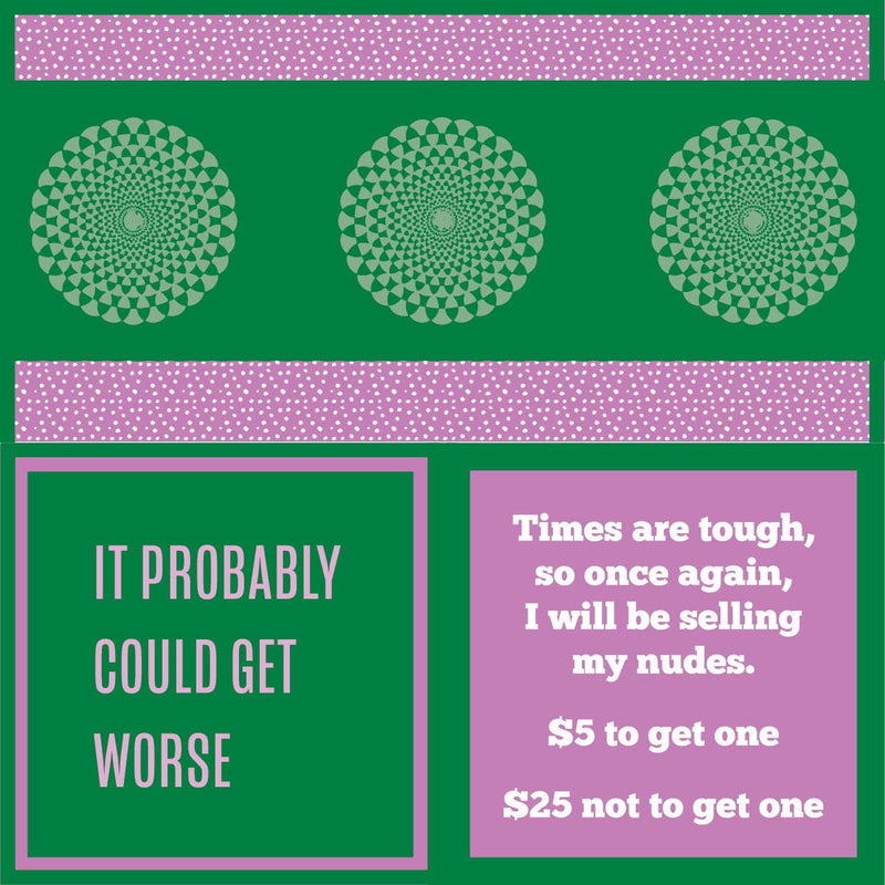 Drinks on Me | Sell Nudes, Cocktail Napkin