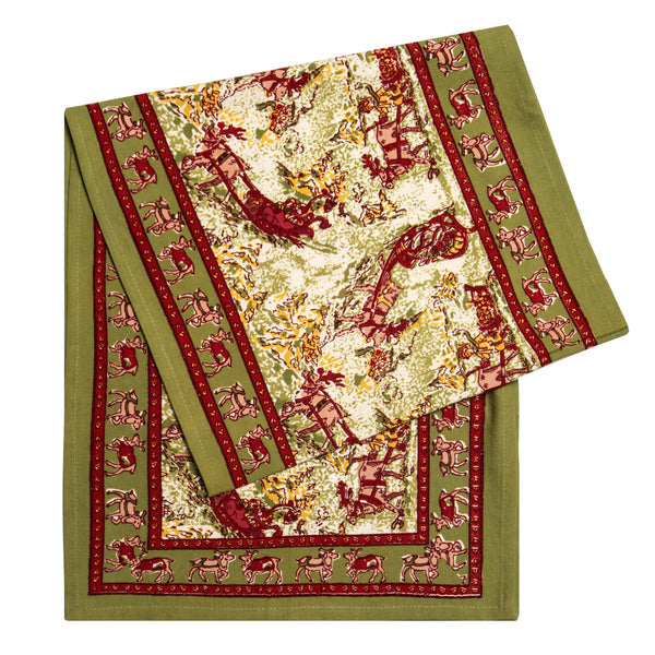 Couleur Nature | Renne Reindeer Runner, Red & Green
