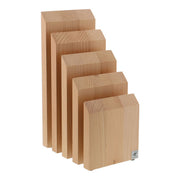 ZWILLING J.A. Henckels Italian Beechwood Magnetic Knife Block, showcasing premium craftsmanship and sustainability, holds up to 10 knives, elegantly enhancing any kitchen countertop.