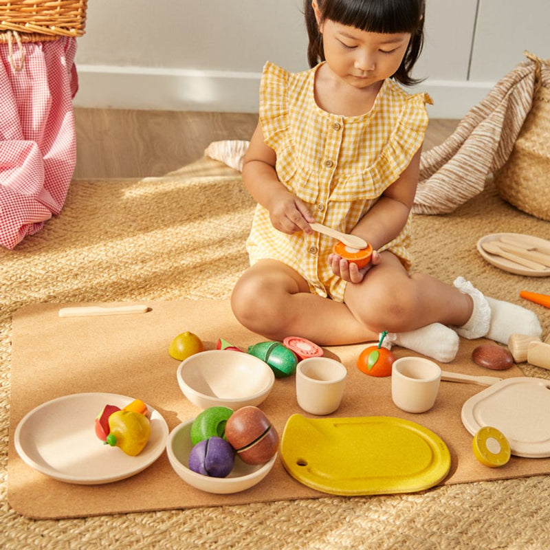 PlanToys | Kids Pretend Playtime Tableware Toy Set
