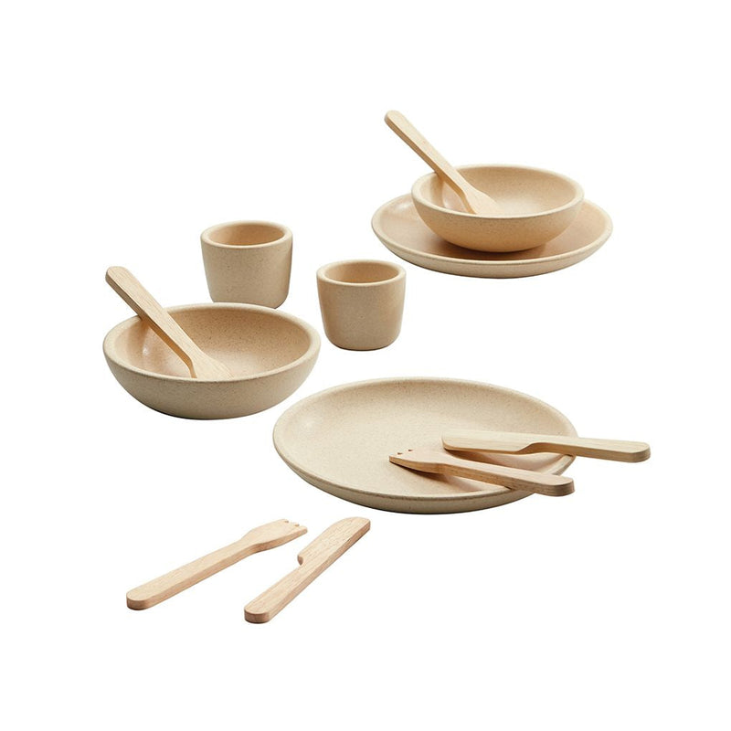 PlanToys | Kids Pretend Playtime Tableware Toy Set