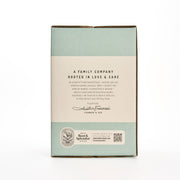 Root and Splendor - Bulk Stain Remover: 18 L packaging with founder's note, eco-friendly features, and QR code; ideal for sustainable kitchen stores.