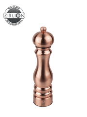 Peugeot | Paris Chef u'Select Salt Mill, Copper, 9 inches, with a classic copper finish, ergonomic curves, and advanced Zirconia grinding mechanism for fine powdered salt.