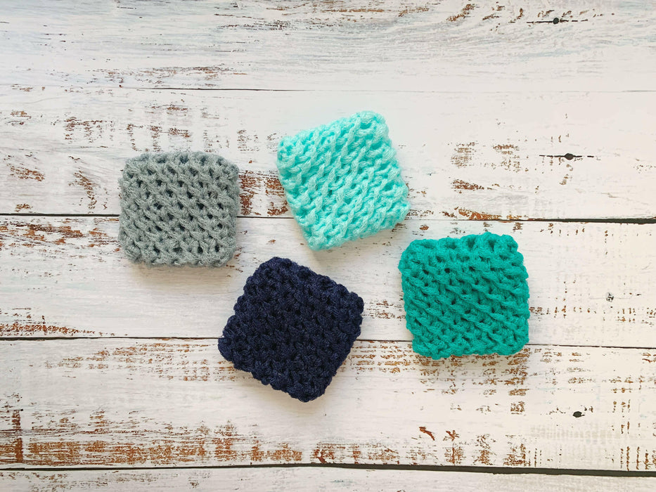 Dot and Army | Dish Scrubbies.