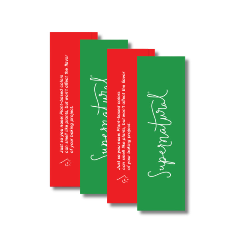 Supernatural | Plant-Based Food Colors - Holiday Colors