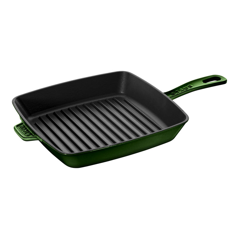 Staub | Cast Iron Square Grill Pan - Basil