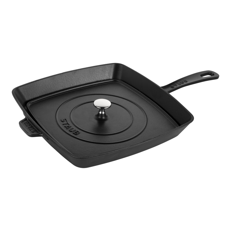 Staub | Cast Iron Square Grill Press - Black