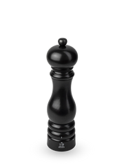 Peugeot Paris u'Select Pepper Mill, Satin Black, 22cm, with adjustable grind setting, crafted from sustainably sourced wood for fine-dining enthusiasts.