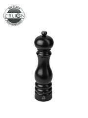 Peugeot | Paris Satin Black u'Select Pepper Mill, 9 inches, features a sleek design with adjustable grind settings and a lifetime-guaranteed Zirconia mechanism.