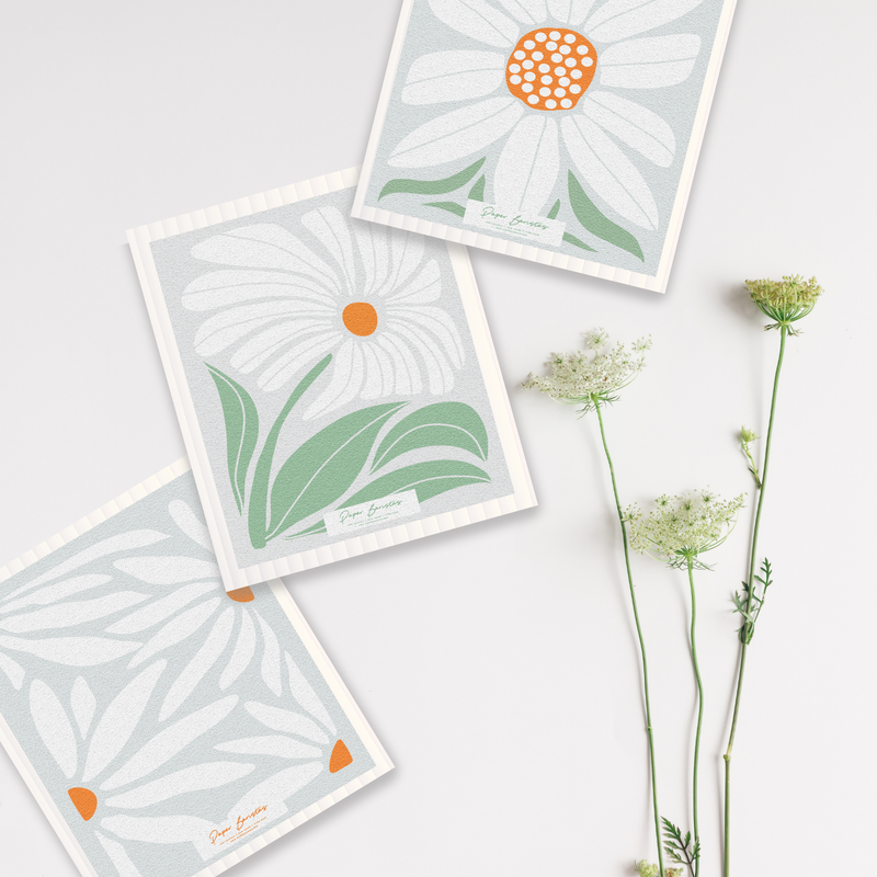 Bespoke Provisions | Peach Flower Swedish Dishcloth