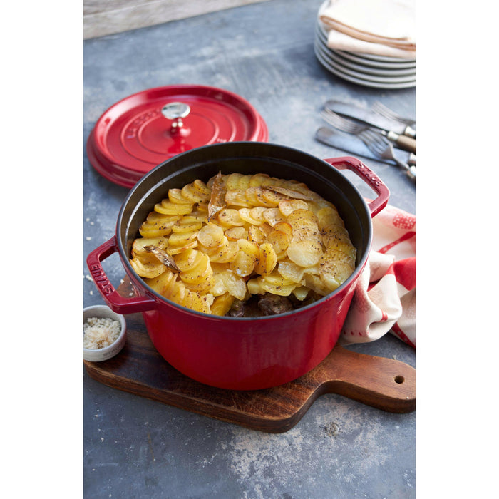 Staub | 5 Qt Deep Round Cocotte.