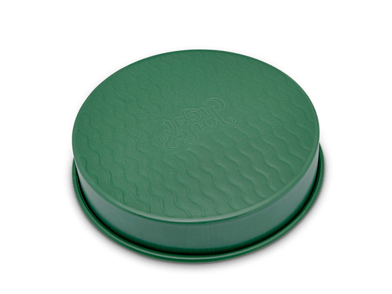 Great Jones | Patty Cake - Broccoli features a wavy, corrugated design for easy release and even baking, perfect for kid-friendly culinary activities.