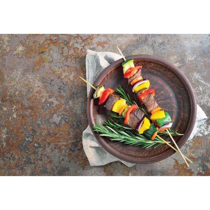 Harold Imports | Bamboo Skewers - 12 in, perfect for kabobs and cocktails, showcasing sturdy bamboo construction ideal for cooking and eco-friendly disposal.