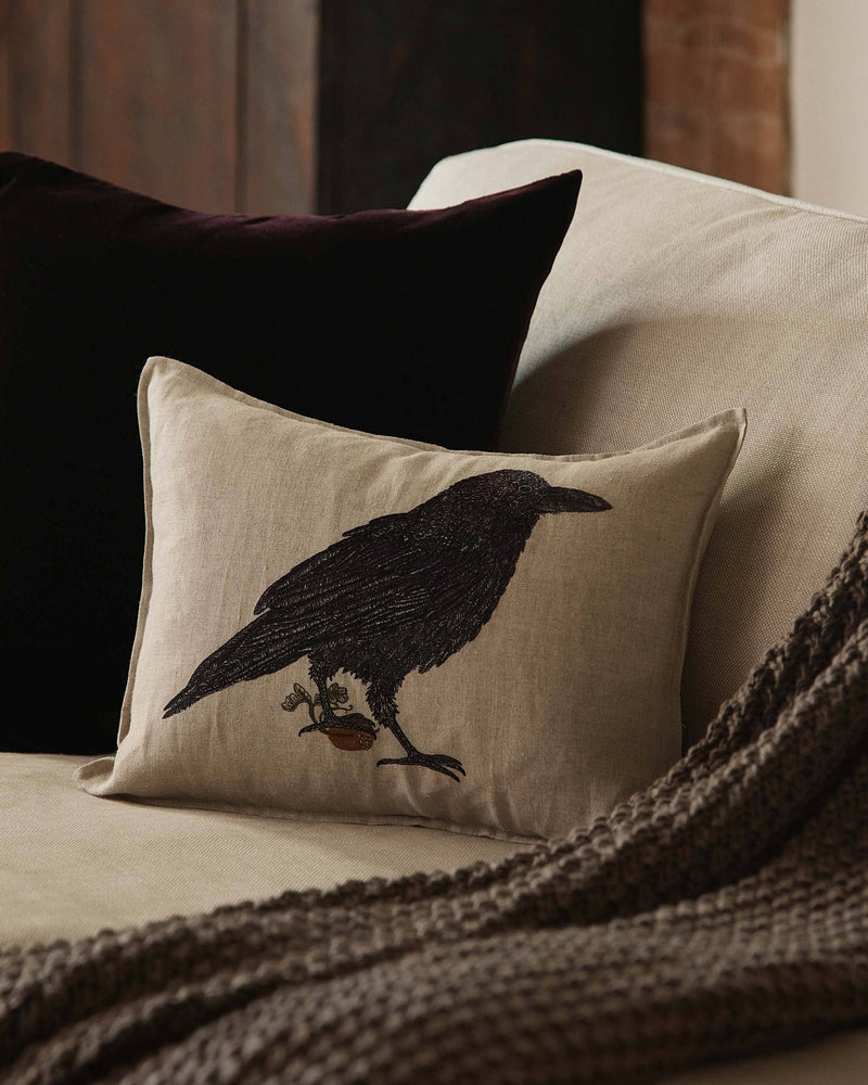 Coral & Tusk - Blackbird with Acorn Pillow: Cover Only
