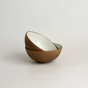 Sarah Kersten - Ramen Bowl: Black; a versatile ceramic bowl ideal for ramen, salads, or side dishes, shown with a white interior on a white surface.