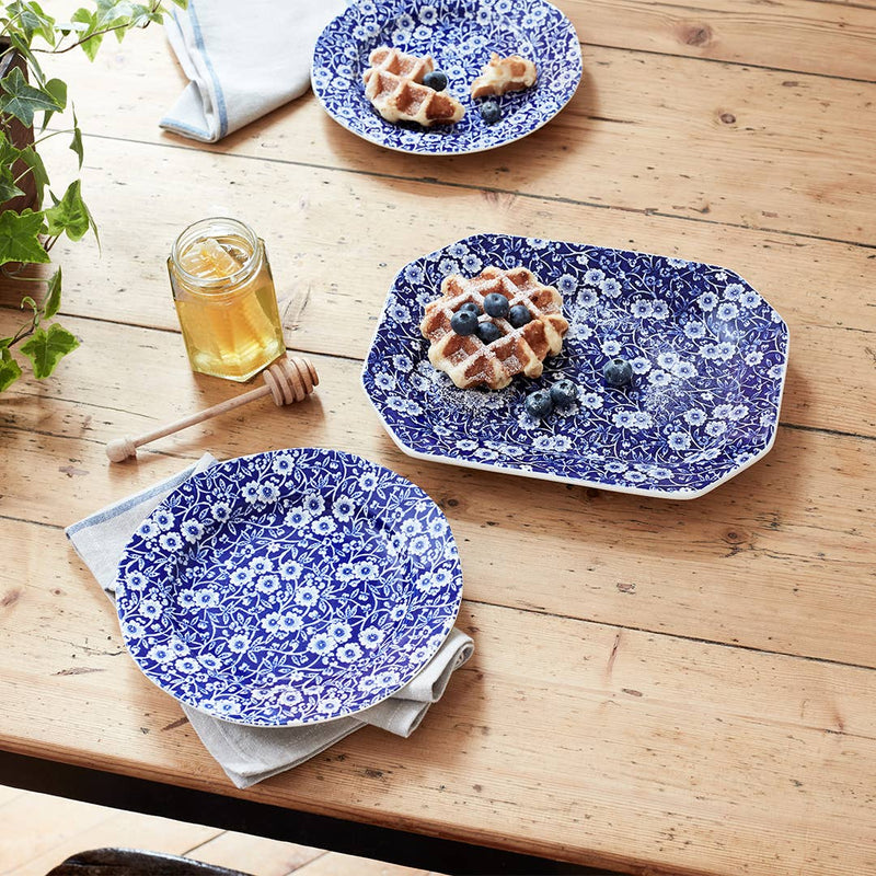Burleigh | Blue Calico Large Plate