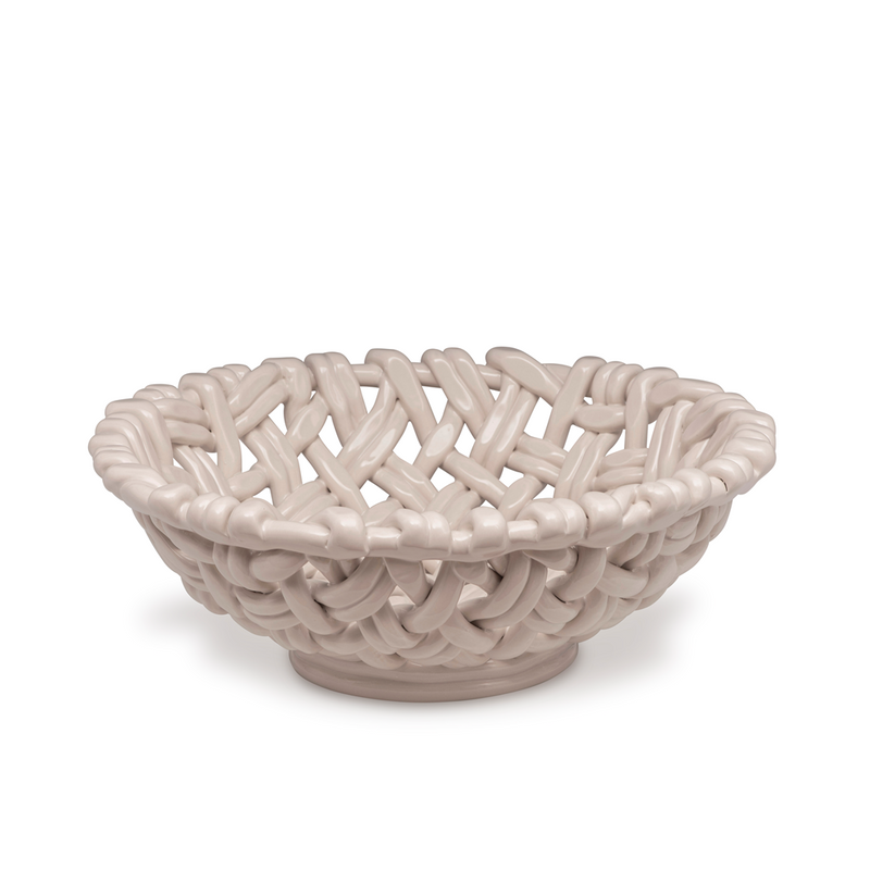 Skyros Designs | Round Basket, Green Fern