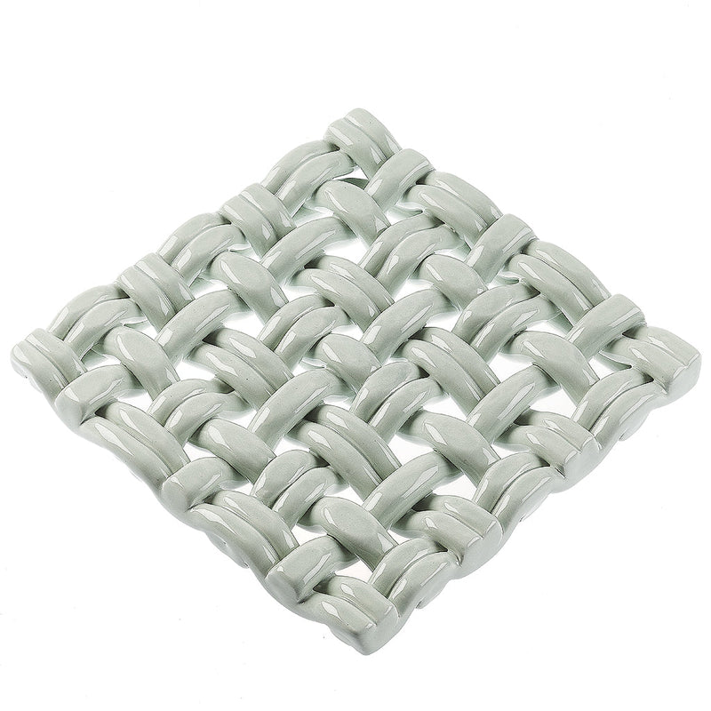 Skyros Designs | Square Trivet, 8-Inch, Sheer Blue