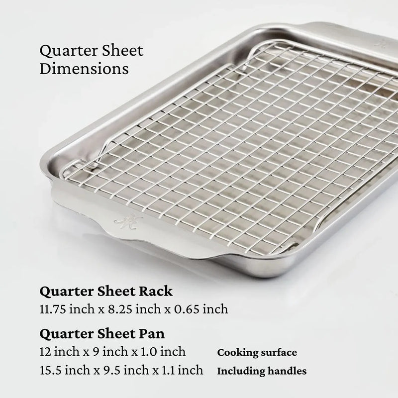 Hestan Provisions | OvenBond Tri-ply Quarter Sheet Pan with Rack