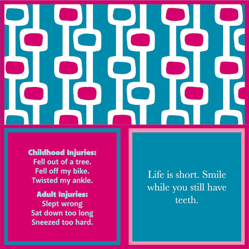 Drinks on Me | Napkin: Life is Short featuring double-sided humorous print, 5x5 inches, pack of 20, perfect for lively gatherings.