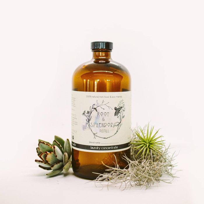 Root & Splendor | Laundry Concentrate 16 oz Glass Bottle