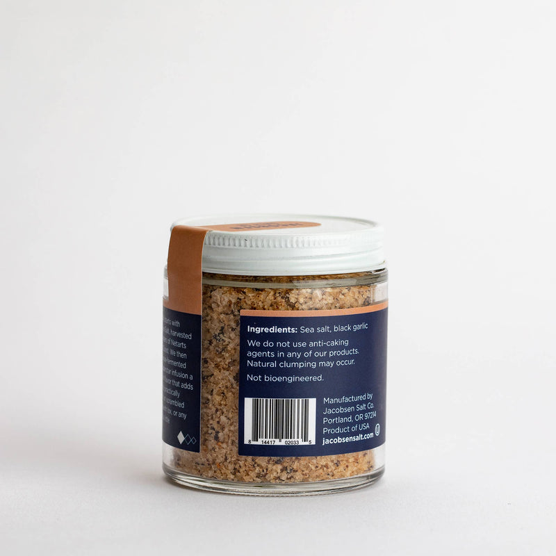 Jacobsen Salt Co. | Black Garlic Salt - Infused Sea Salt