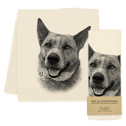 Eric & Christopher - Australian Cattle Dog Tea Towel.