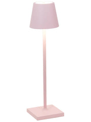 Zafferano America - Poldina Pro Micro Cordless Lamp features a sleek design with a white shade and touch dimming, ideal for versatile lighting solutions.