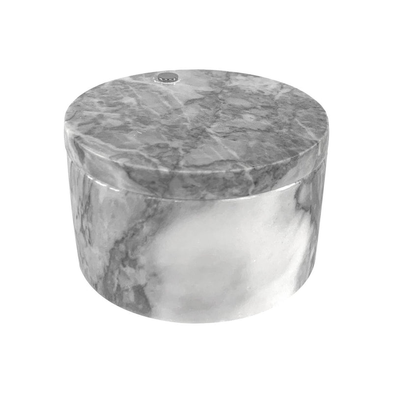 White Marble Double Salt Cellar
