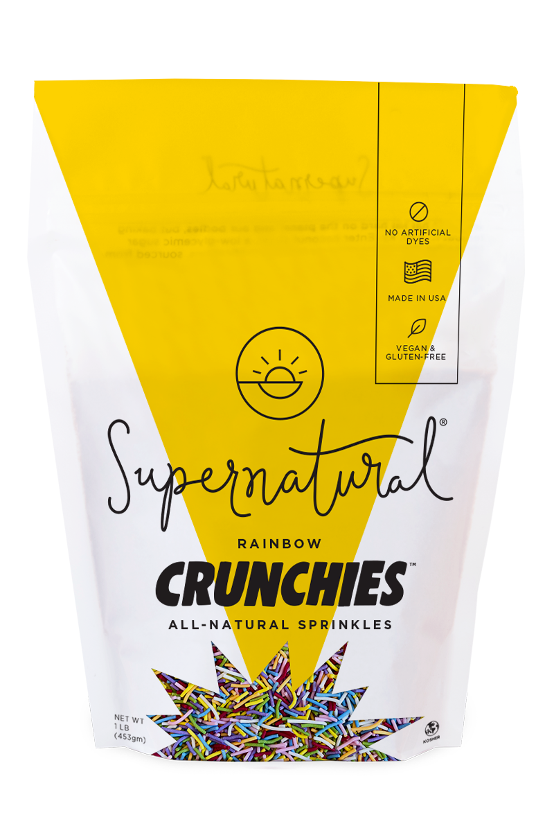 Supernatural | Dye-Free Rainbow Crunchies Sprinkles.