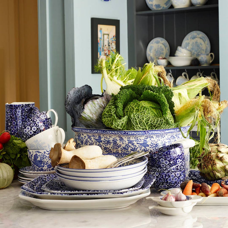 Burleigh | Blue Regal Peacock Pasta Bowl