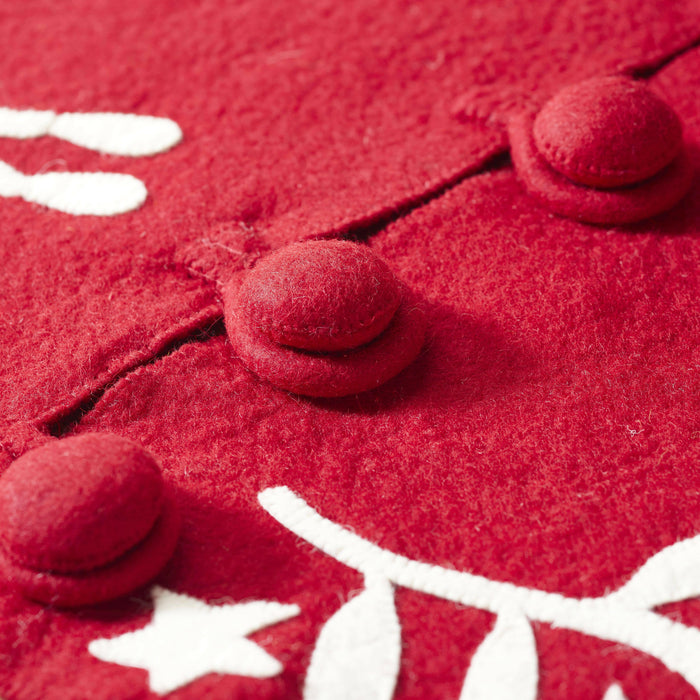 Arcadia Home | Handmade Felt Tree Skirt.