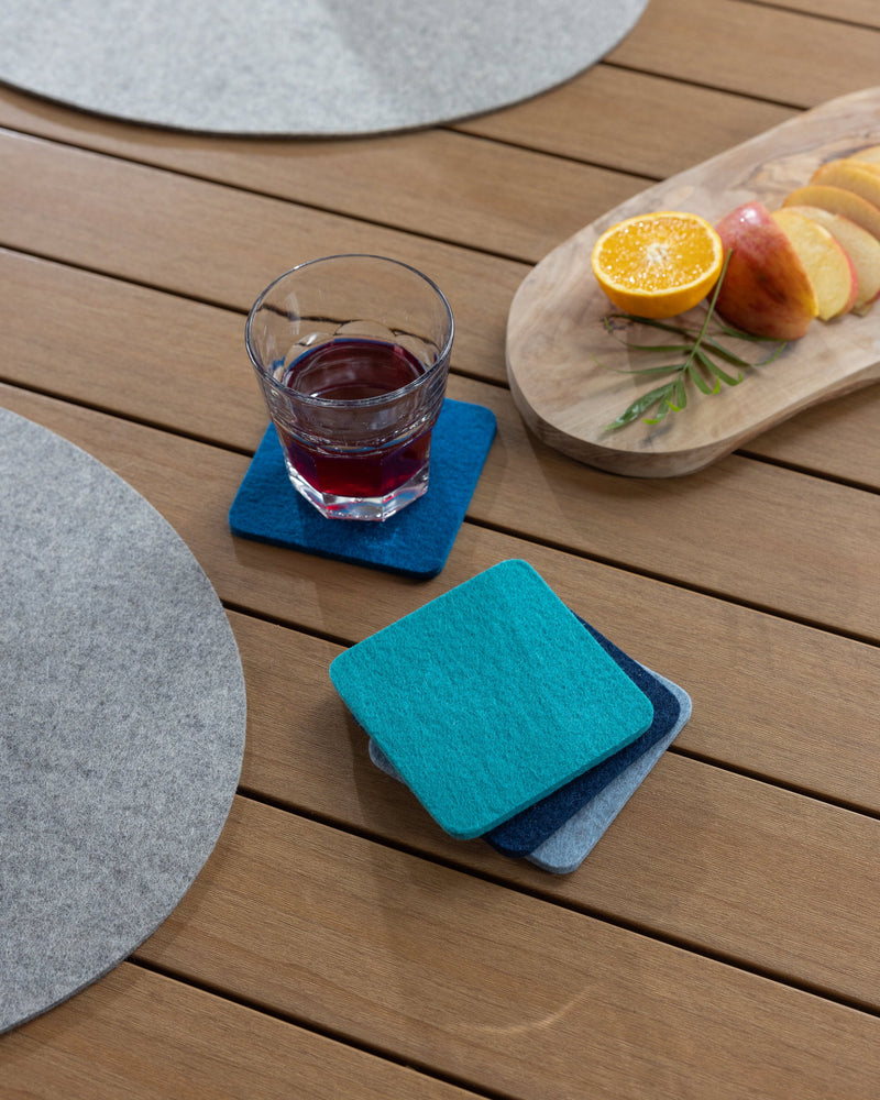 Graf Lantz | Bierfilzl Merino Wool Square Coaster Multi 4 Pack