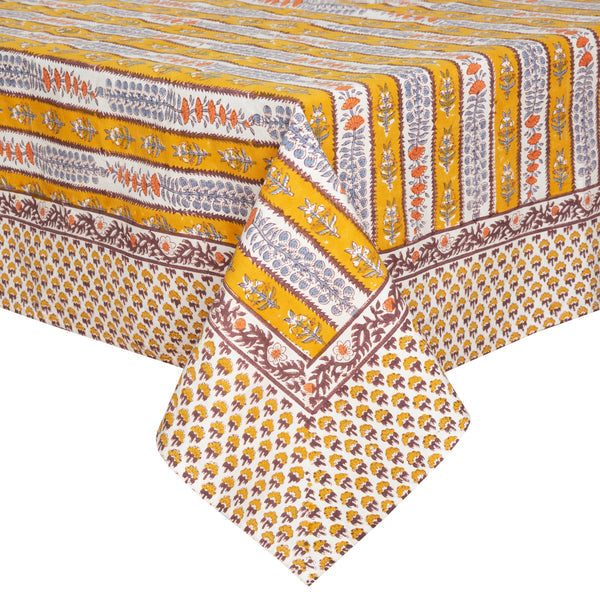 Couleur Nature | Provence Avignon Tablecloth, Dijon & Blue