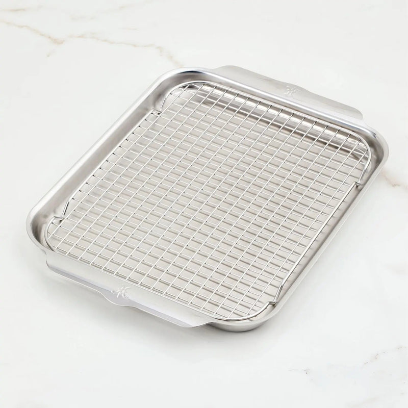Hestan | OvenBond Tri-Ply Bakeware, Medium Sheet Pan with Rack