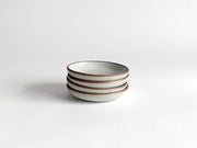 Sarah Kersten - Olive Dish: Basin Collection: Fig, a small, elegant ceramic dish from Athens Cooks, perfect for serving olives or bread.