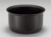 Zojirushi | Micom Rice Cooker Warmer - Stainless Brown's black non-stick inner pot, ideal for perfect rice cooking with advanced MICOM technology, showcased in Athens Cooks' curated kitchen collection.