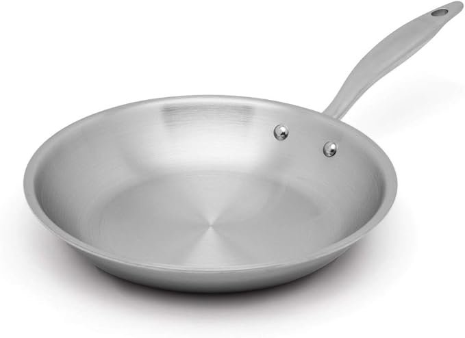 Heritage Steel | Titanium Series pan, close-up view, featuring a durable titanium-strengthened surface and ergonomic handle, part of the 5 Piece Essentials Set.
